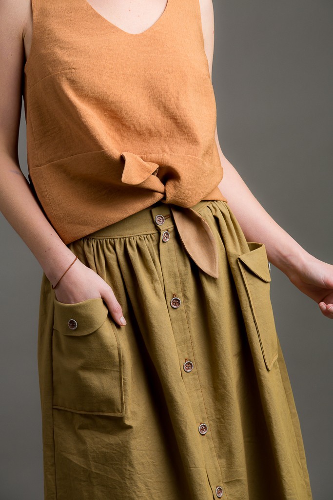 Justine skirt (free pattern) - Ready To Sew