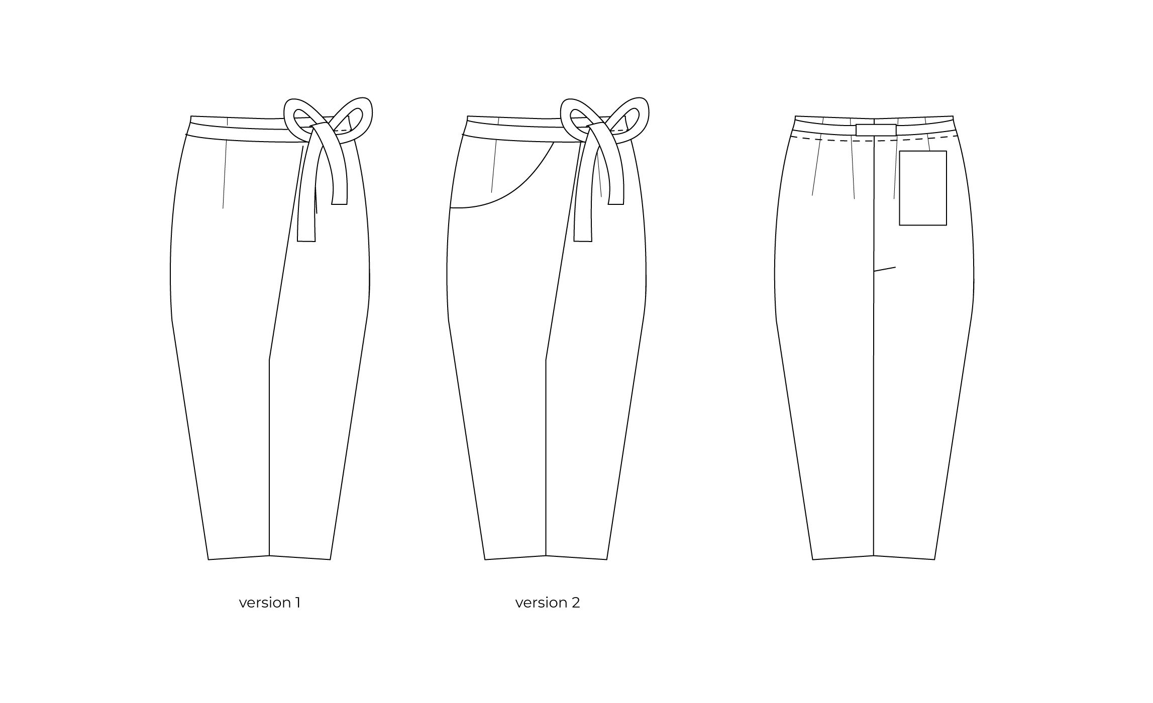 BUNDLE Wrap Trousers PDF Sewing Pattern Trousers Pattern, Wrap Pants Pattern,  Quick Wrap Pattern, Pants Sewing Pattern, Trousers PDF -  Canada